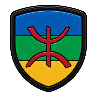 Pin's drapeau Amazigh pour sabots — Pins & Co