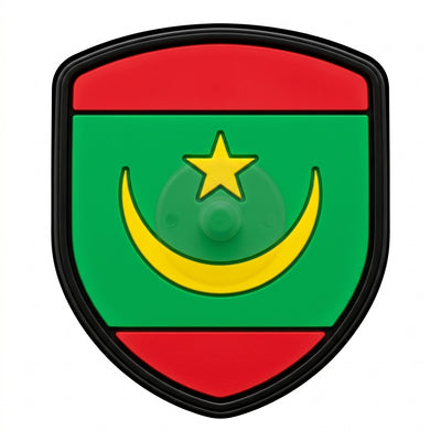 Pin's drapeau Mauritanie pour sabots — Pins & Co