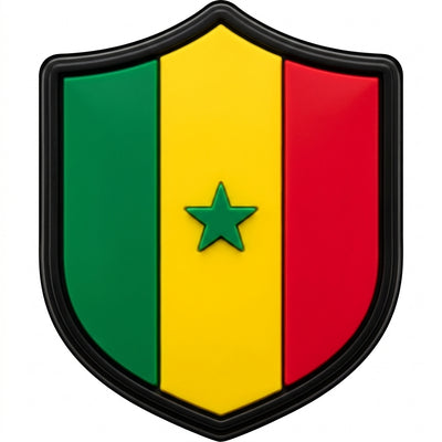 Pin's drapeau Sénégal pour sabots — Pins & Co
