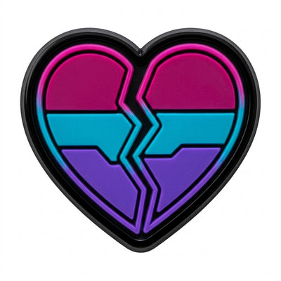 Pin's cœur brisé pour sabots — Pins & Co