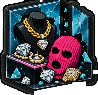 Pin's devanture néon d'un quartier de Miami la nuit pour sabots — Pins & Co
