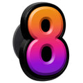 Pin's chiffre 8 pour sabots — Pins & Co