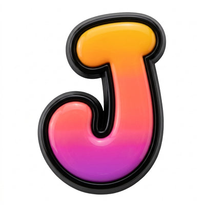 Pin's lettre J pour sabots — Pins & Co