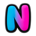 Pin's lettre N pour sabots — Pins & Co