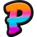 Pin's lettre P pour sabots — Pins & Co