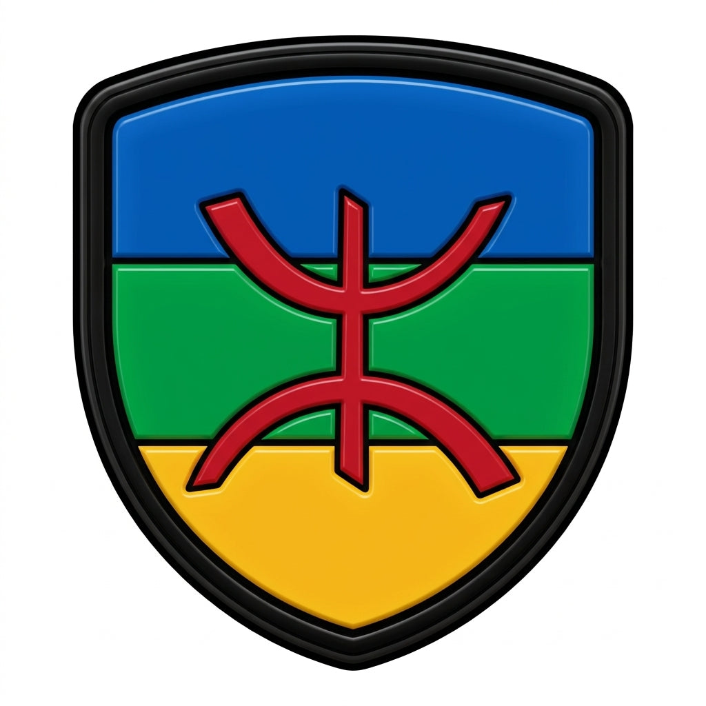 Pin's drapeau Amazigh pour sabots — Pins & Co