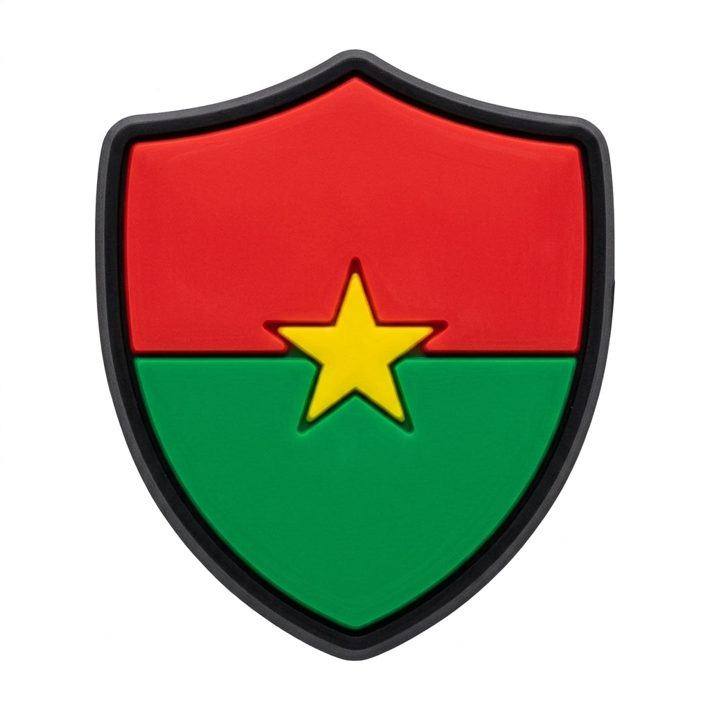 Pin's drapeau Burkina Faso pour sabots — Pins & Co
