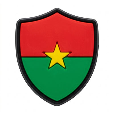 Pin's drapeau Burkina Faso pour sabots — Pins & Co