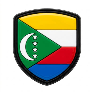 Pin's drapeau Comores pour sabots — Pins & Co