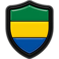 Pin's drapeau Gabon pour sabots — Pins & Co