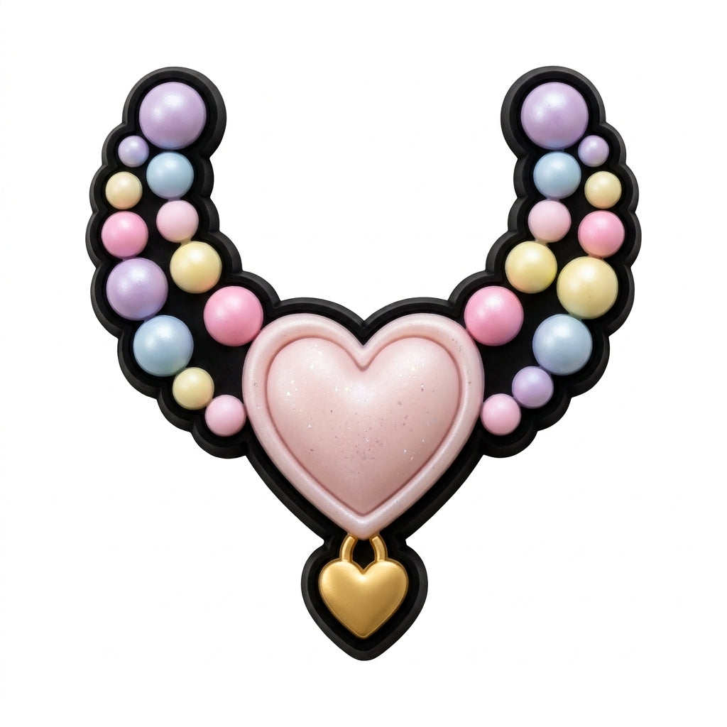 Pin's collier de perles pour sabots — Pins & Co