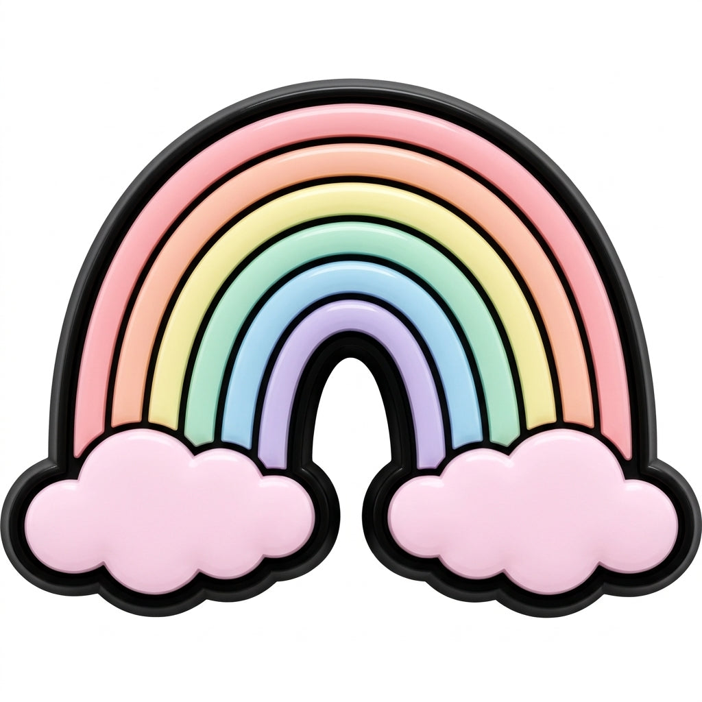 Pin's arc-en-ciel pour sabots — Pins & Co