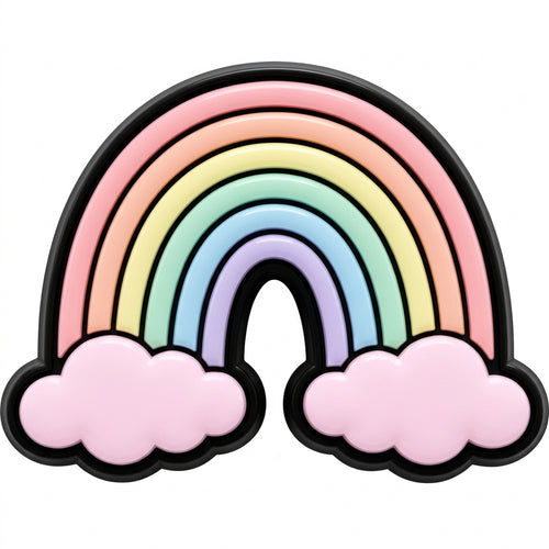 Pin's arc-en-ciel pour sabots — Pins & Co