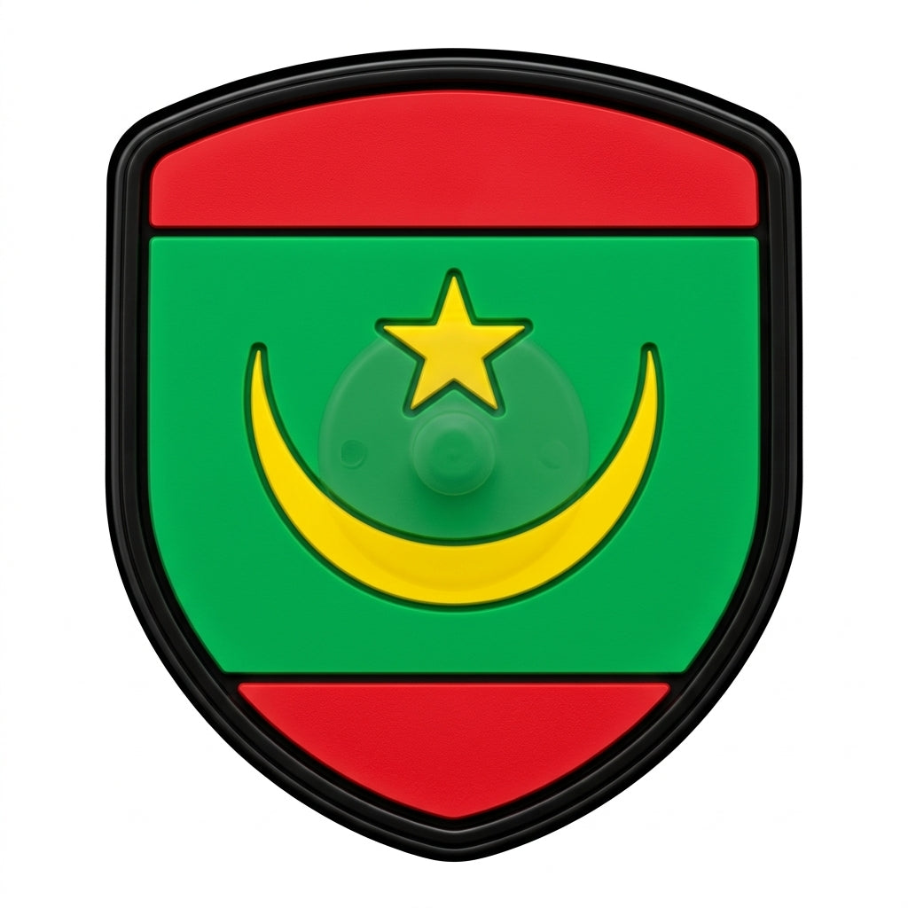 Pin's drapeau Mauritanie pour sabots — Pins & Co