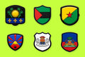 Pack Antilles & Océan Indien — 6 pin's — six pin's pour Crocs et sabots perforés
