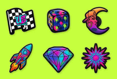Pack Street — 6 pin's — six pin's pour Crocs et sabots perforés