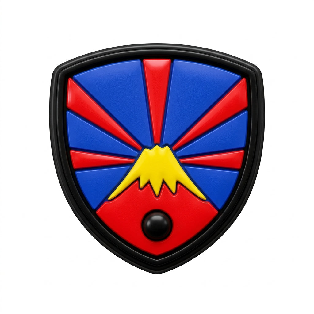 Pin's drapeau La Réunion pour sabots — Pins & Co