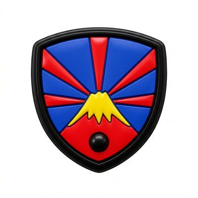 Pin's drapeau La Réunion pour sabots — Pins & Co