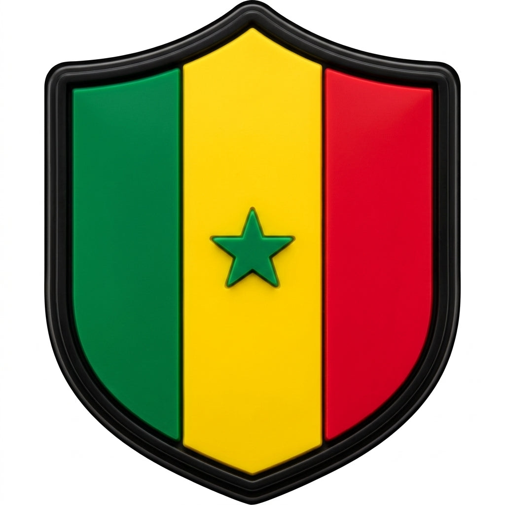 Pin's drapeau Sénégal pour sabots — Pins & Co