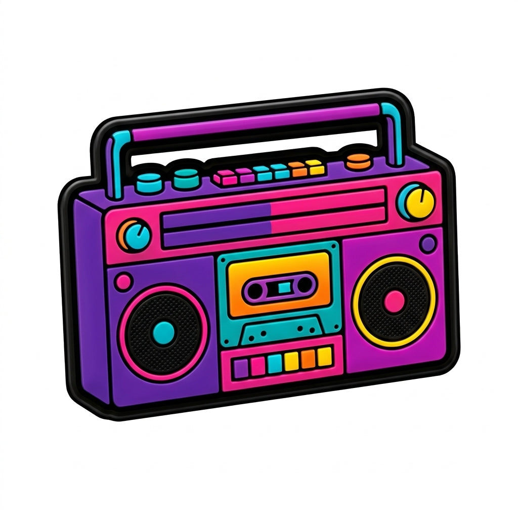 Pin's boombox pour sabots — Pins & Co