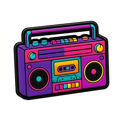 Pin's boombox pour sabots — Pins & Co