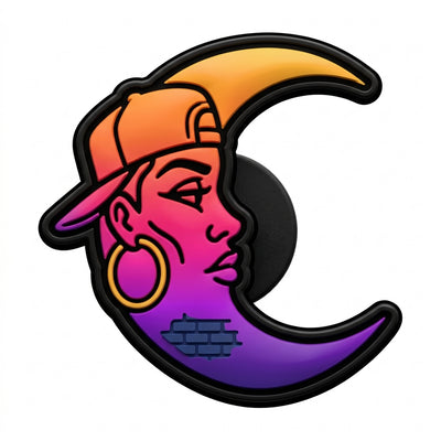 Pin's lune pour sabots — Pins & Co